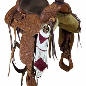 15 Inch Used Jim Palm Custom Made Ranch Saddle