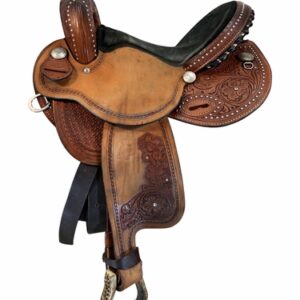 15 Inch Used South Bend Saddle Co Revolutionary Barrel Saddle 3726