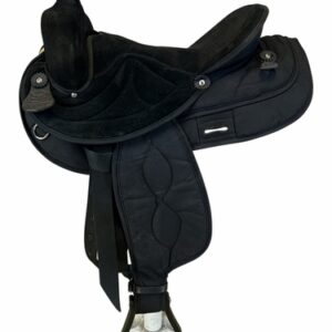 16 Inch Used Big Horn Gaited Cordura Trail Saddle 605