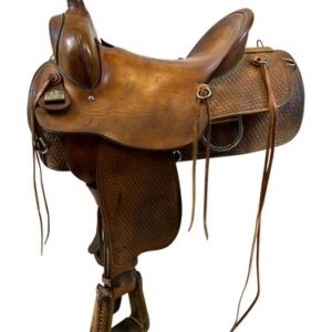 PRICE REDUCED! 16 Inch Used Big Horn Ranch Saddle 1786