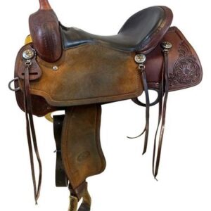 16 Inch Used Billy Cook Cats Eye Impact Gel Barrel Saddle 1937