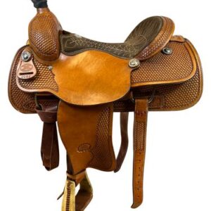 PRICE REDUCED! 16 Inch Used Billy Cook Team Roper Saddle 2082
