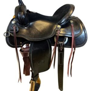 16 Inch Used Billy Cook Trail Saddle 1784