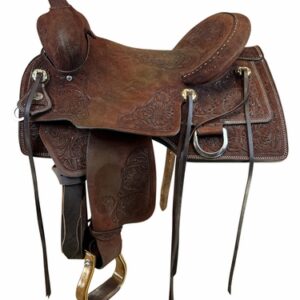 PRICE REDUCED AGAIN!! 16 Inch Used Circle Y Burnett Flex2 Hardseat Trail Saddle 1672