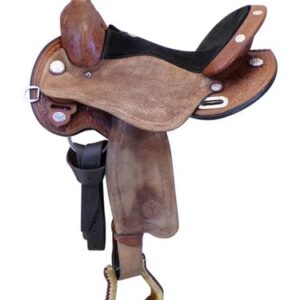 SOLD 2025/05/28j 16 Inch Used Circle Y Kelly Kaminski Blaze Barrel Saddle 1528