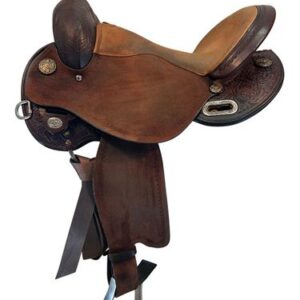16 Inch Used Circle Y Kelly Kaminski Swift Barrel Saddle 1522