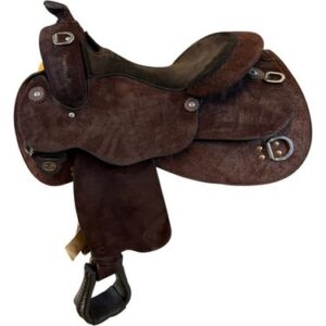 16 Inch Used Circle Y Roughout Training Saddle 1439