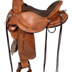 HOLD 2025/05/21j 16 Inch Used Circle Y Walnut Grove Trail Saddle 1157