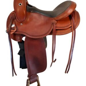 SOLD 2025/05/31 16 Inch Used DP Saddlery Adjutable Trail Saddle 1330 FF16