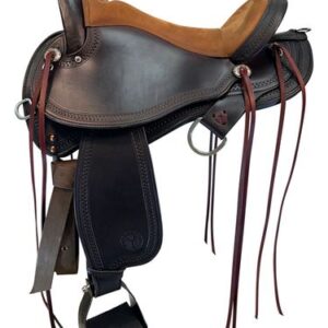 17 Inch Used Circle Y Grey Forest Endurance Saddle 1689