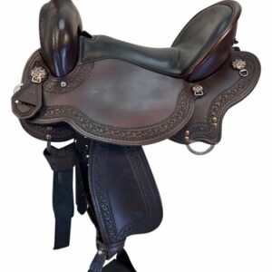 17 Inch Used Circle Y Horse Tack World Trail Saddle 5294