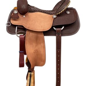 Billy Cook 1/2 Breed Basket WSO Seat & Fender Low TM Roper Saddle 2111