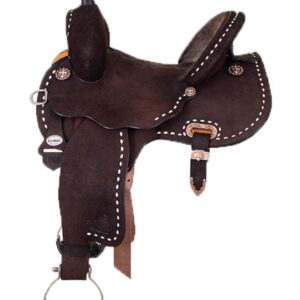 13.5" to 17" Circle Y Josey Cash Go Round Saddle MJ48 w/Free Pad