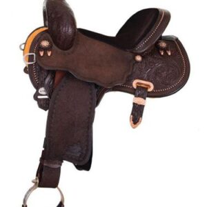 Circle Y Josey Ultimate Cash Barrel Saddle MJ79 w/Free Pad