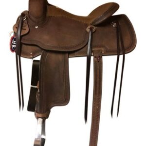 14" to 16" HR Hud Roberts Chocolate All Around Trail Saddle 747